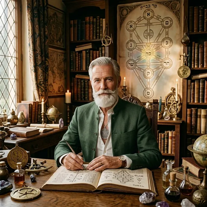 Portrait de Maître Hénoch, médium de ROTA Astro Tarot